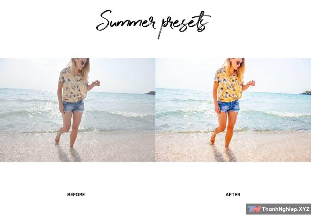 Summer Lightroom Presets - chỉnh màu nắng sáng mùa hè - 5