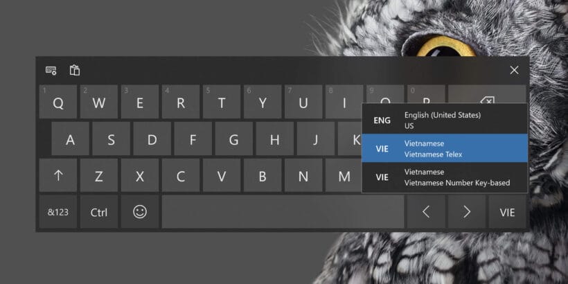 Gõ tiếng Việt trên Windows 10 mà không cần phần mềm thứ ba - 1