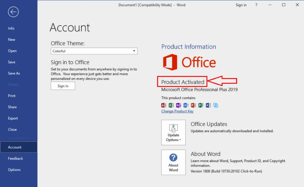 Hướng dẫn Active Office 2019 - 2021 Bản quyền sử dụng Vĩnh Viễn - 11