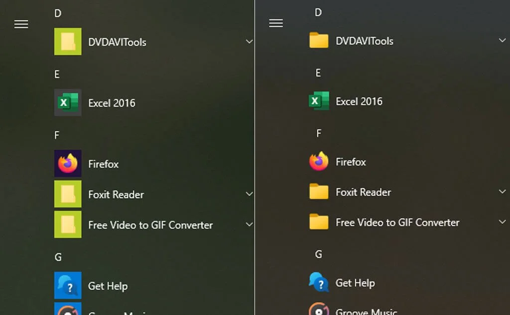 Cách kích hoạt icon mới trong Start Menu ở Windows 10 - 8
