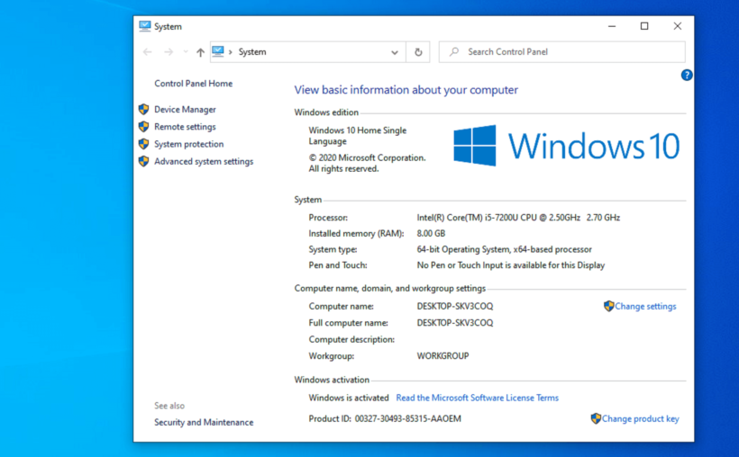 Hướng dẫn vào Properties giao diện cũ trên Windows 10 20H2 - 1