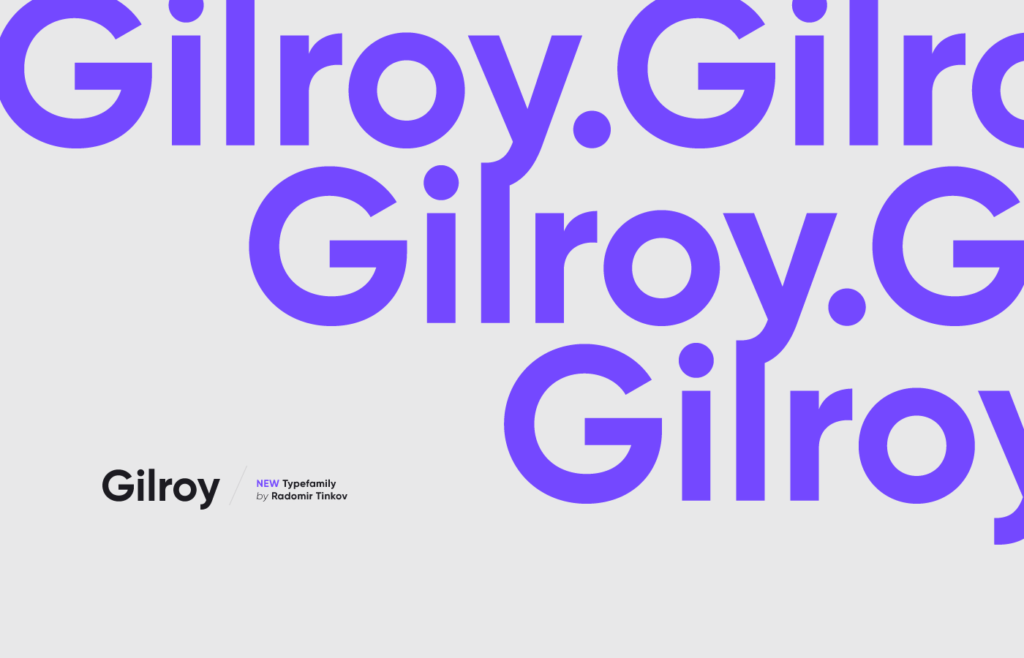 Gilroy Font việt hóa