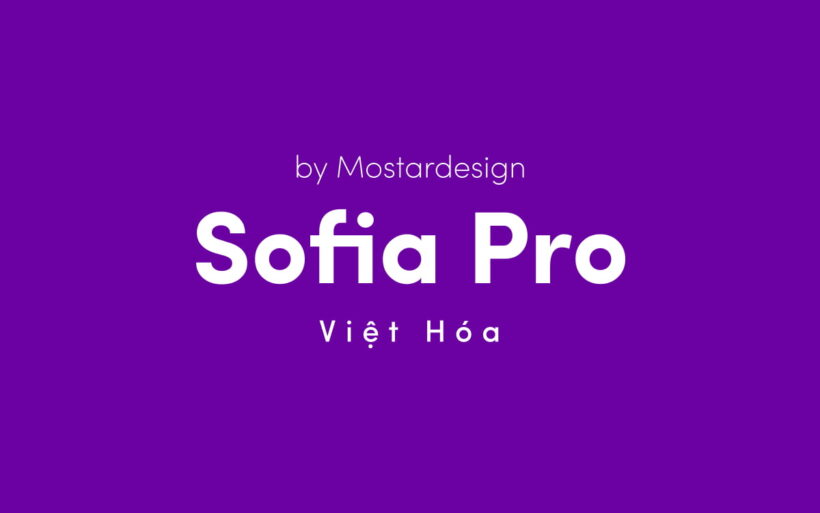 Font Sofia Pro Việt Hóa - 1
