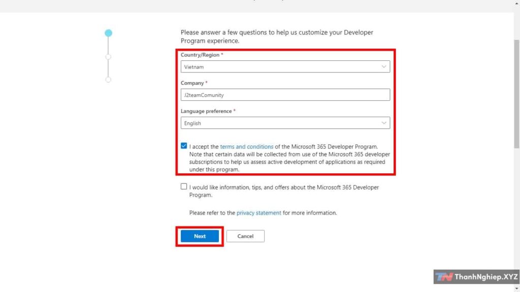 Đăng ký tài khoản Microsoft 365 Enterprise E5 miễn phí - 3