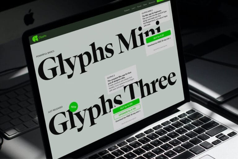Glyphs 3 v3.1 – Fonts Editor trên Mac