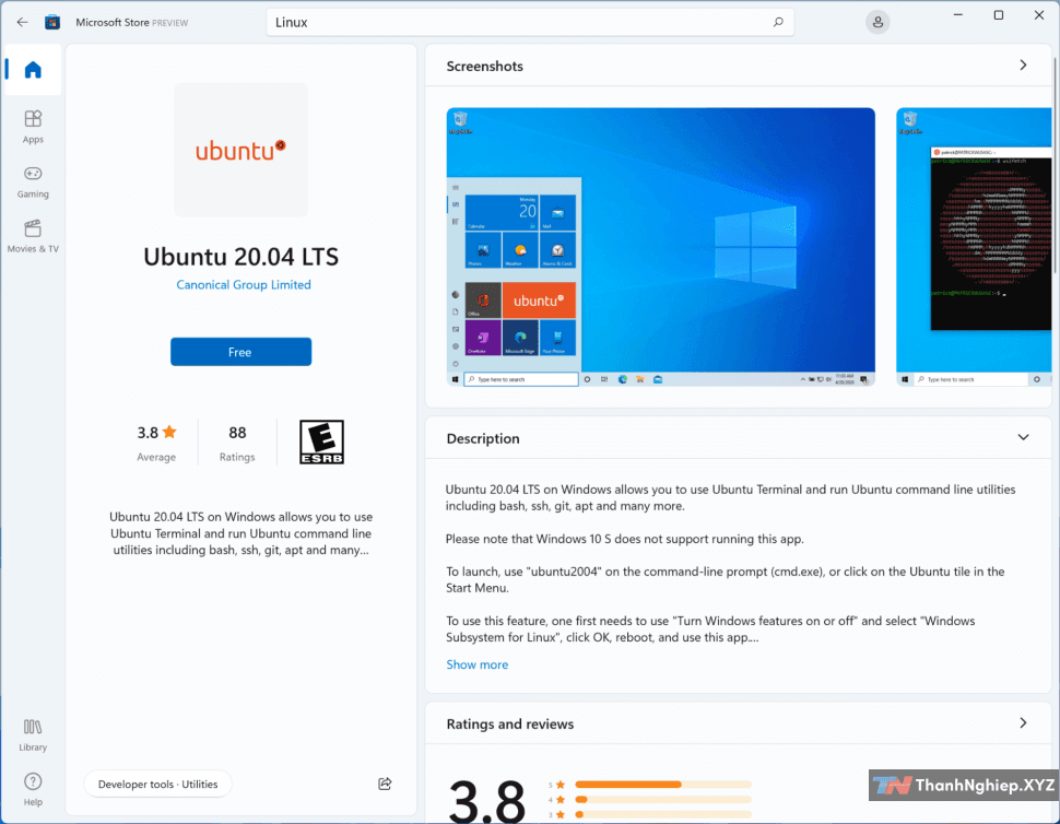 Cách cài Windows Subsystem for Linux (WSL) trên Windows 11 - 10