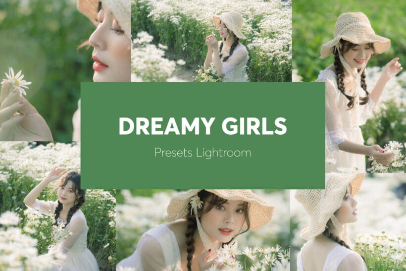 Preset Lightroom Dreamy Girls tone trắng hồng nàng thơ. - 1