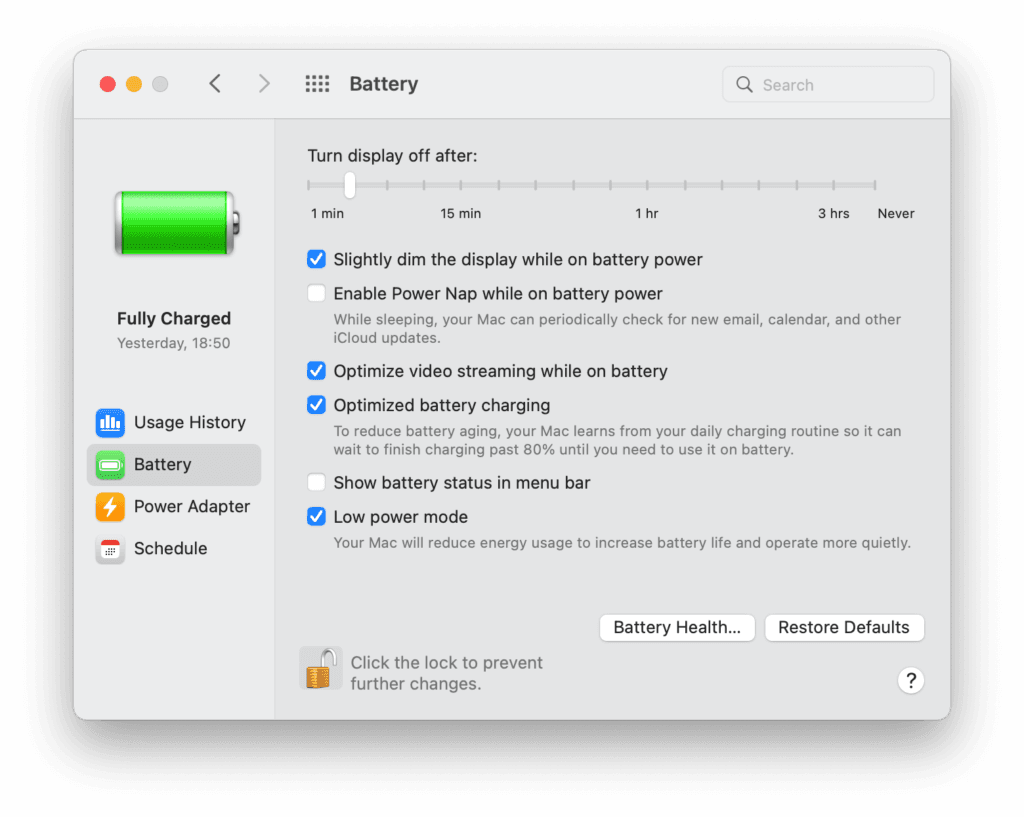 Giúp máy Mac tiết kiệm pin ở chế độ sleep khi tắt tính năng Power Nap - 2