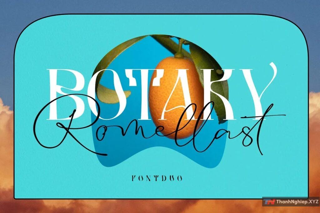 Botaky Romellast Font - Font đẹp gõ được Tiếng Việt - 5