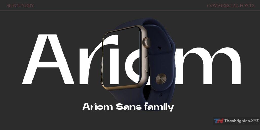 Font Ariom Sans Full - Hỗ trợ tiếng Việt - 1