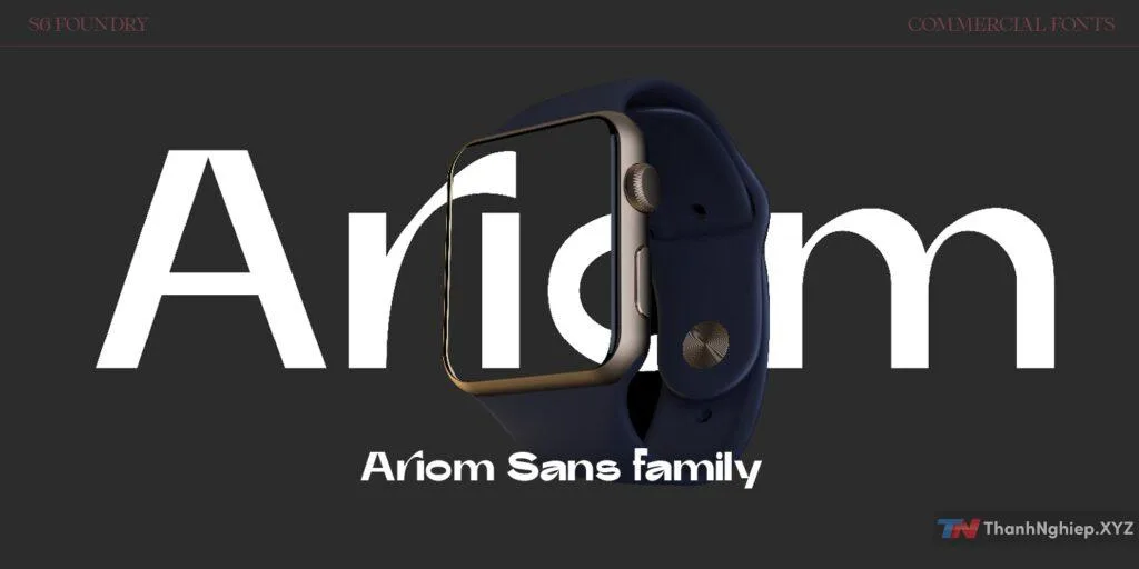 Font Ariom Sans Full - Hỗ trợ tiếng Việt - 1