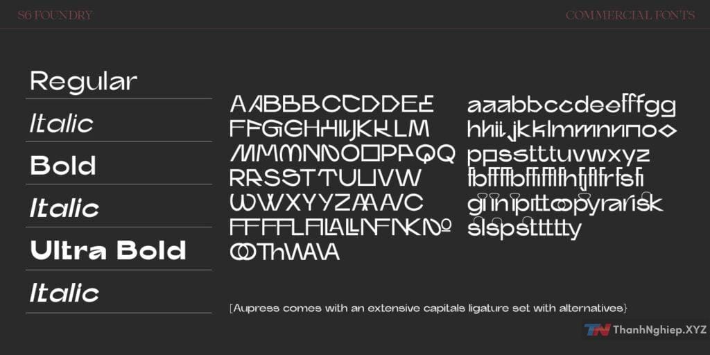 Font Ariom Sans Full - Hỗ trợ tiếng Việt - 4