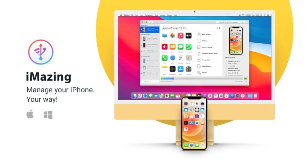 iMazing 2.12.7– Phần mềm quản lý thiết bị iOS chuyên nghiệp