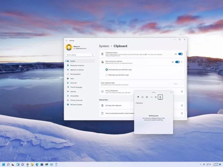 Cách sử dụng Clipboard History trên Windows 11