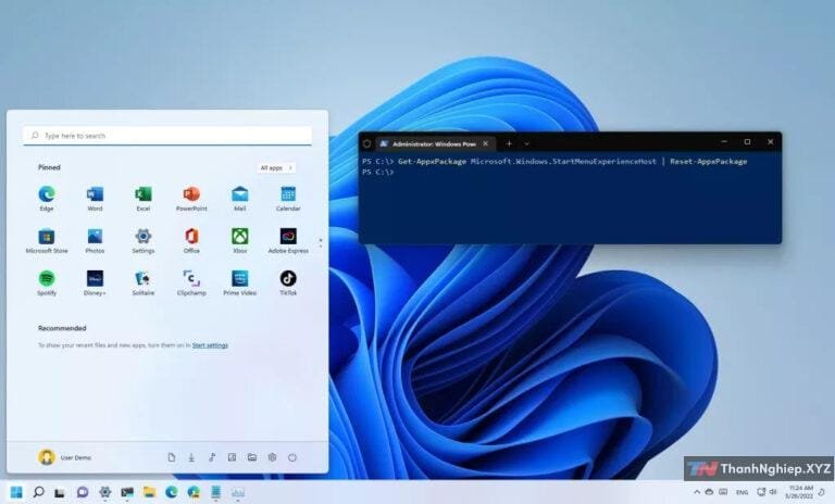 Cách khởi động lại menu Start trên Windows 11