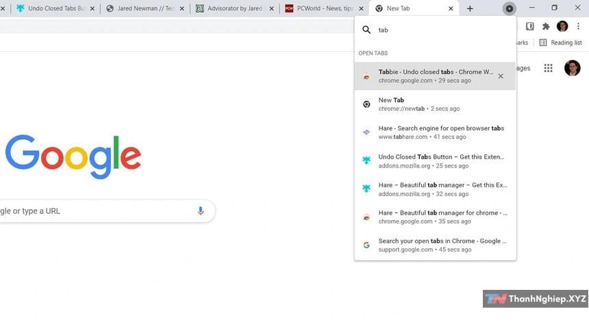 Bốn cách để mở lại các tab đã đóng trong Google Chrome - 3