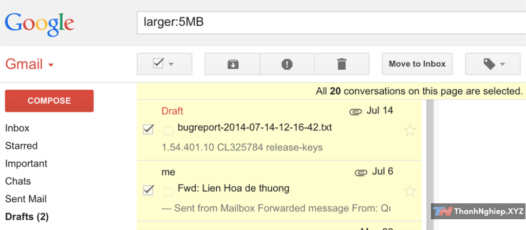 Cách dọn dẹp không gian lưu trữ trên Gmail nhanh chóng - 3