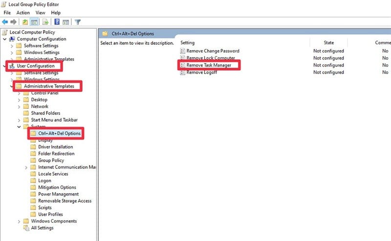 Sửa Task Manager bị vô hiệu hóa bởi quản trị viên trên Windows 11 - 3