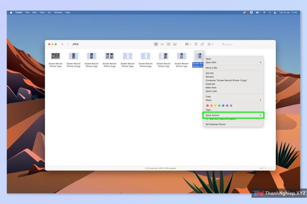 Cách convert chuyển đổi nhanh file ảnh trên Mac - 2