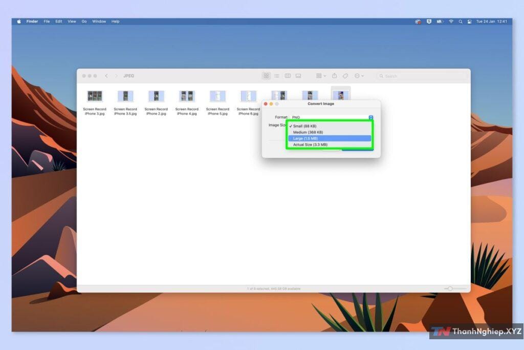 Cách convert chuyển đổi nhanh file ảnh trên Mac - 6