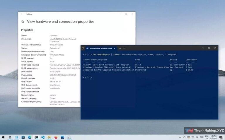 Cách xác định tốc độ kết nối mạng Wi-Fi và Ethernet Windows 10