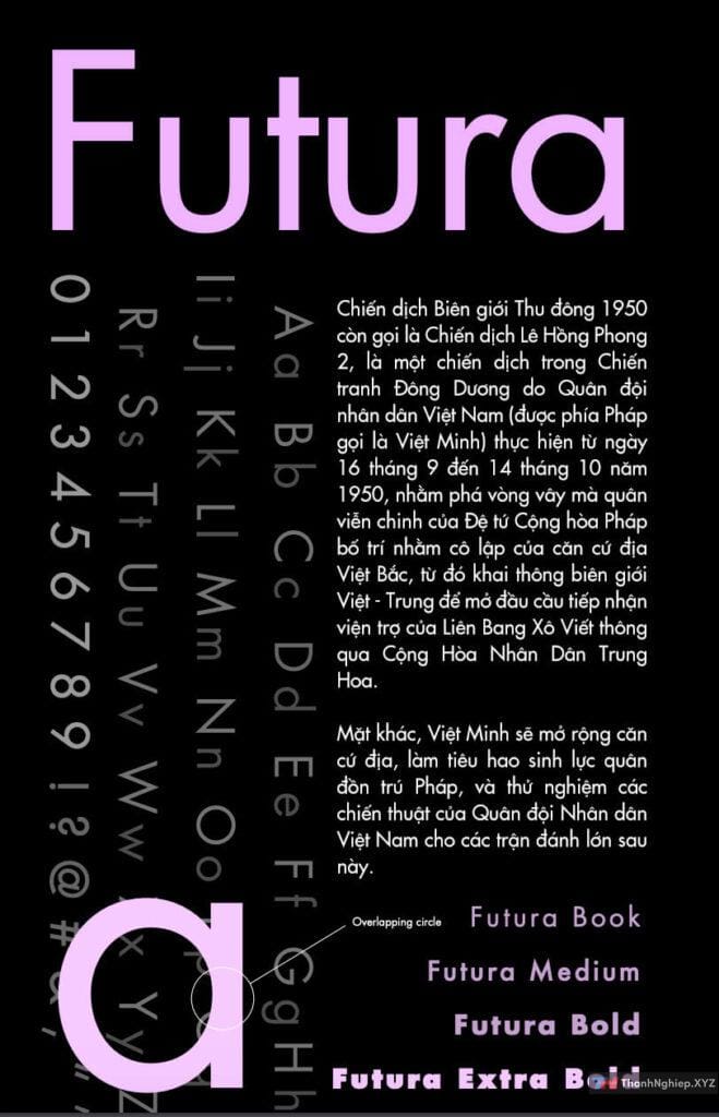 Trọn bộ 12 font Futura Việt Hóa - 2