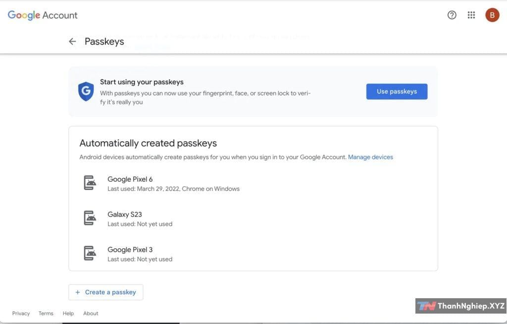 Cách sử dụng Passkey để đăng nhập vào tài khoản Google của bạn - 1