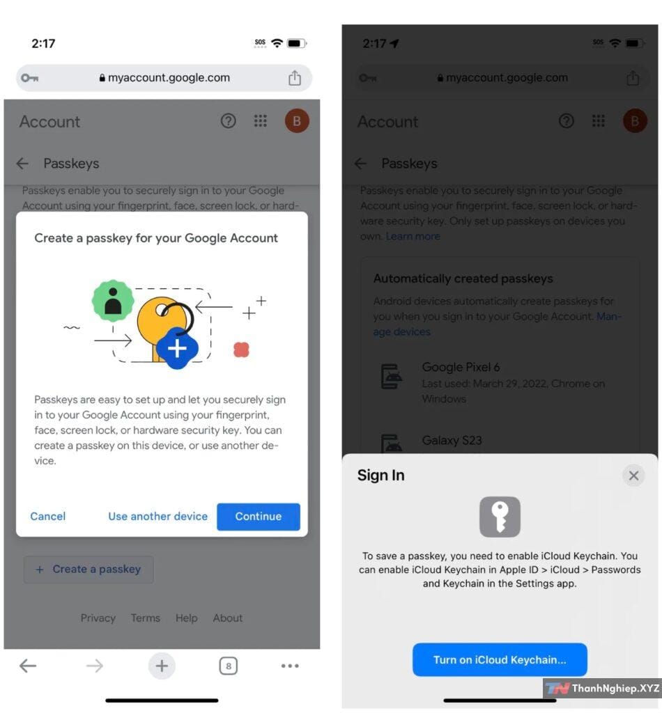 Cách sử dụng Passkey để đăng nhập vào tài khoản Google của bạn - 2