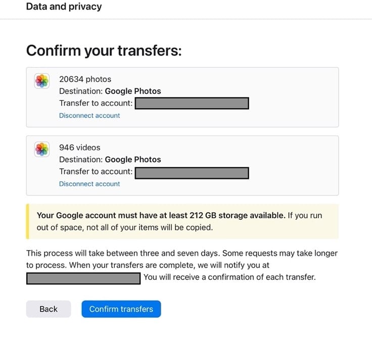 Cách chuyển ảnh, video từ iCloud Photos sang Google Photos - 4