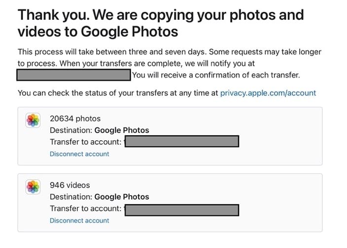 Cách chuyển ảnh, video từ iCloud Photos sang Google Photos - 5