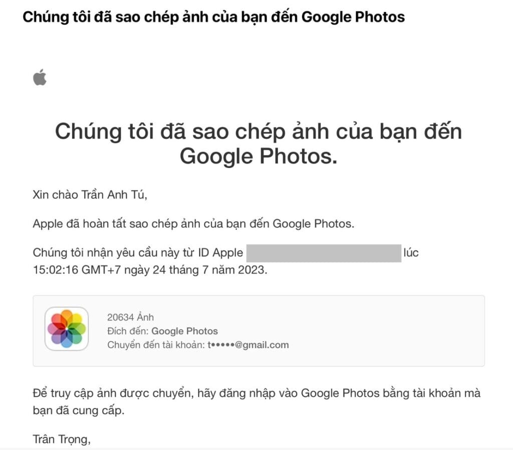 Cách chuyển ảnh, video từ iCloud Photos sang Google Photos - 7