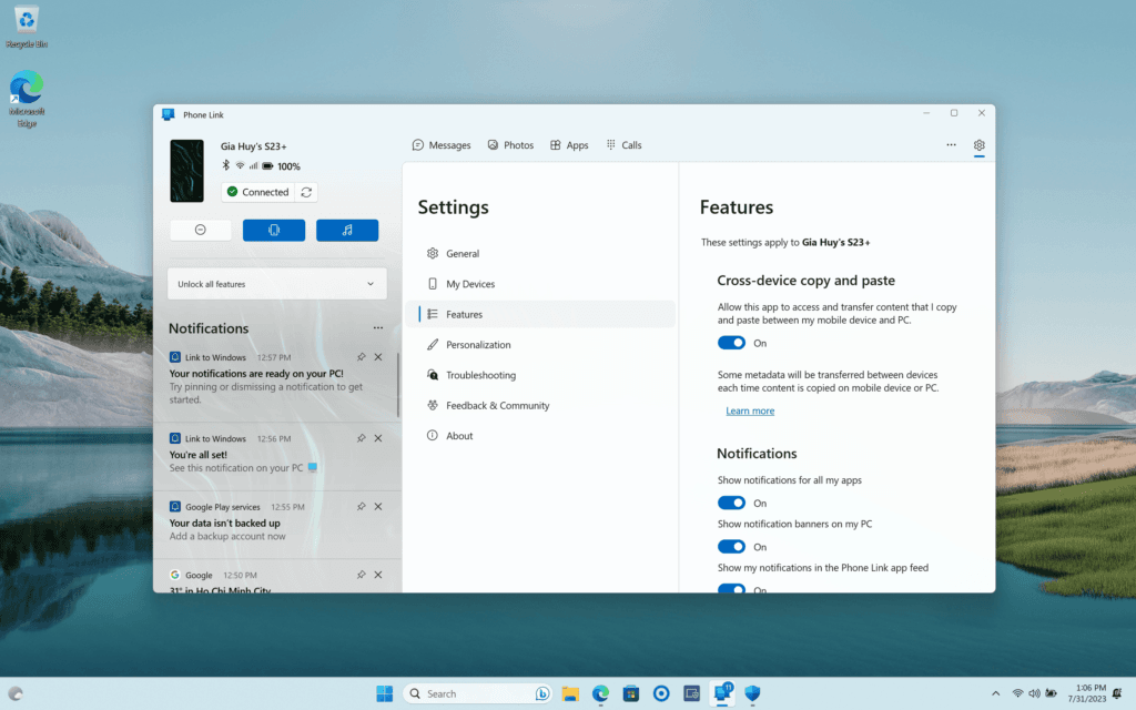 Hướng dẫn đồng bộ Universal Clipboard giữa Windows và Android - 4