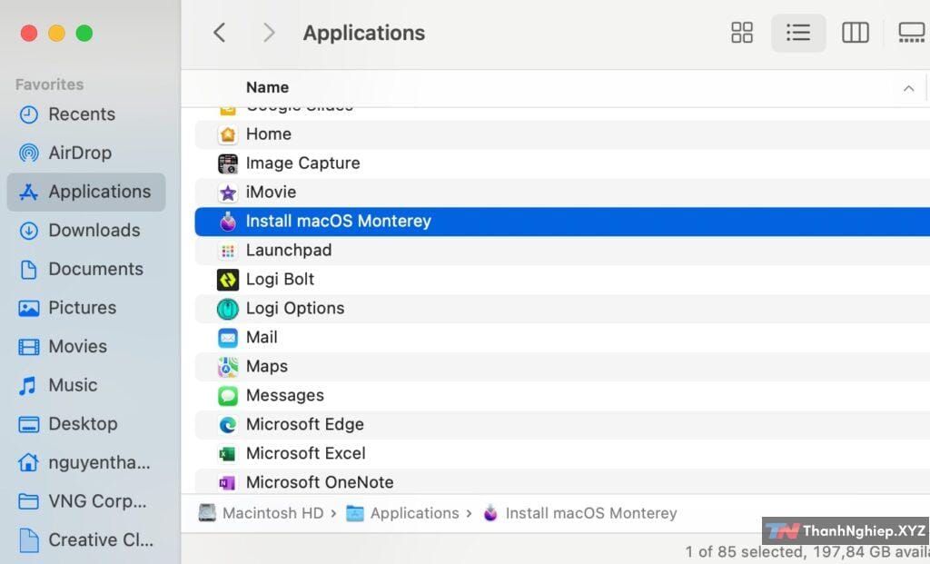 Bài này mình sẽ tạo trên phiên bản macOS Monterey 12. Các phiên bản khác các bạn linh động thay tên của bộ cài và tên của USB. Chi tiết mình nói kĩ ở chi tiết bên dưới.