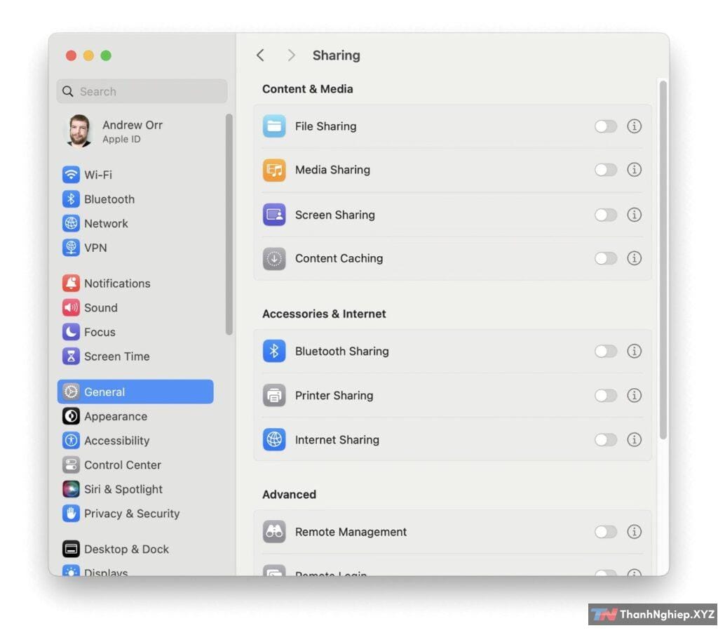 Cách truyền file giữa hai máy Mac bằng cáp - 3