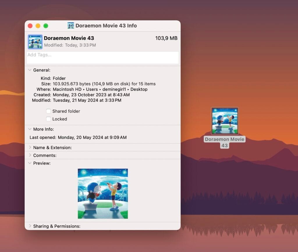 Cách tạo ảnh đại diện cho thư mục trên macOS - 3