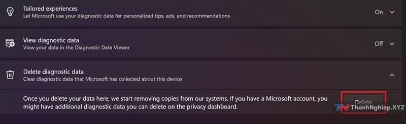 5 thiết lập cần tắt trên Windows 11 để không bị theo dõi - 6