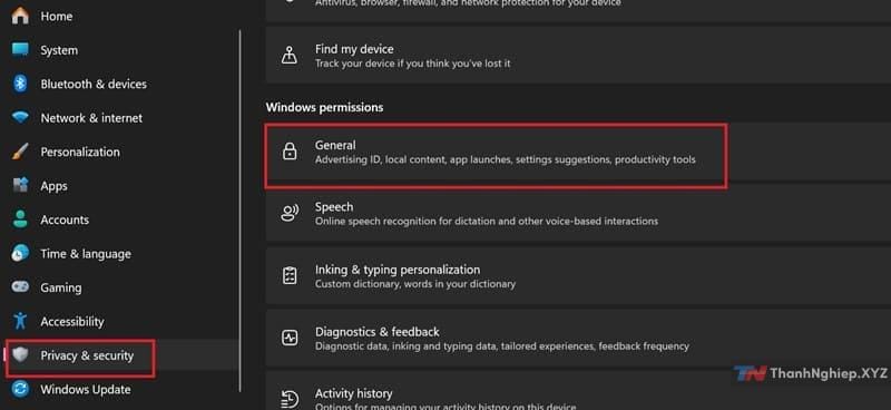 5 thiết lập cần tắt trên Windows 11 để không bị theo dõi - 9