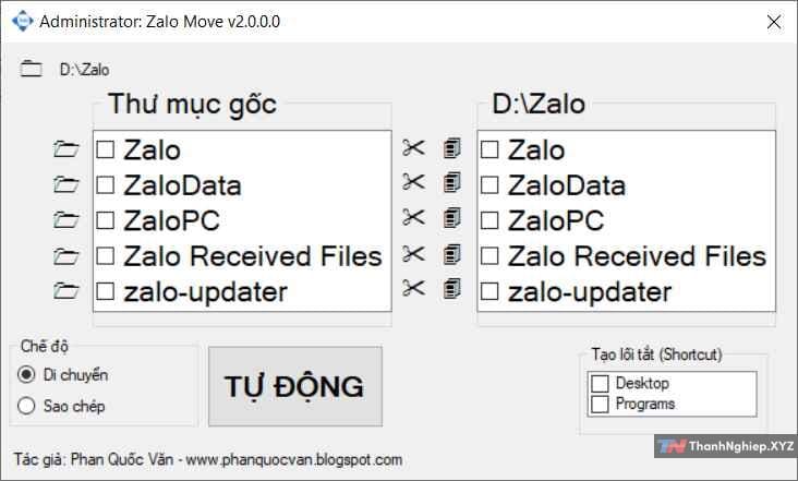 ZaloMove: Đổi ổ đĩa lưu File trên Zalo giảm dung lượng ổ C - 3