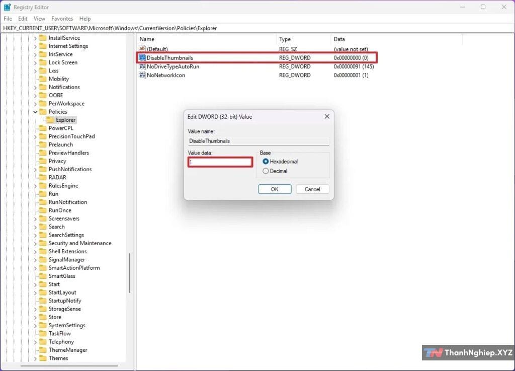 Cách tắt hình thumbnails của File Explorer trên Windows 11 - 11