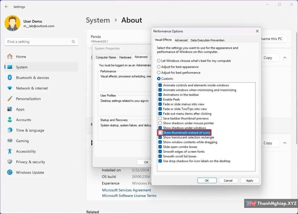 Cách tắt hình thumbnails của File Explorer trên Windows 11 - 7