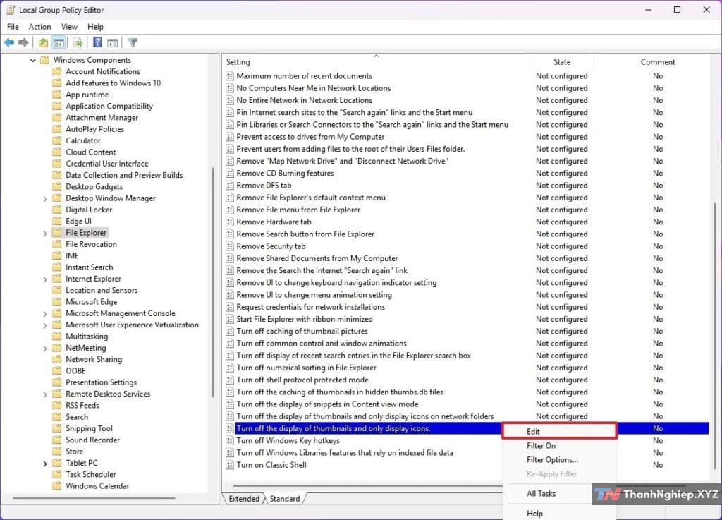 Cách tắt hình thumbnails của File Explorer trên Windows 11 - 8