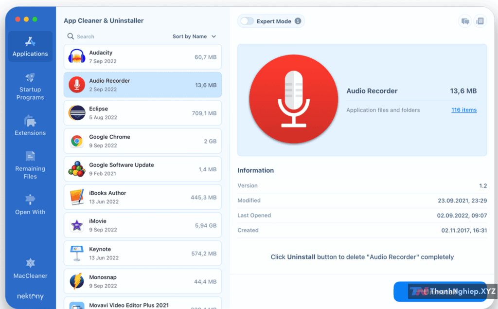 App Cleaner & Uninstaller 8.4.3 - xoá dọn rác mac - 2