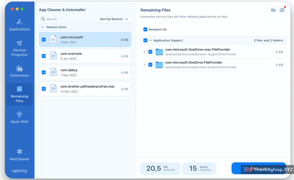 App Cleaner & Uninstaller 8.4.3 - xoá dọn rác mac - 4