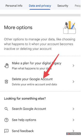 Hướng dẫn cách xóa tài khoản Google vĩnh viễn và quản lý dữ liệu liên quan - 5