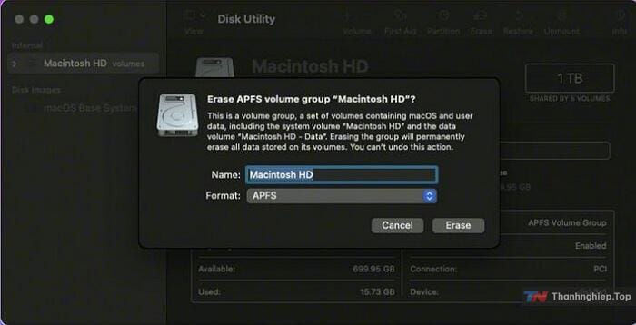 Hướng dẫn cách khôi phục, reset cài đặt gốc cho Mac - 6