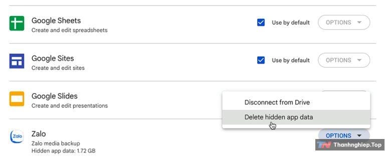 Cách xóa dữ liệu Zalo trên Google Drive để giải phóng dung lượng - 3