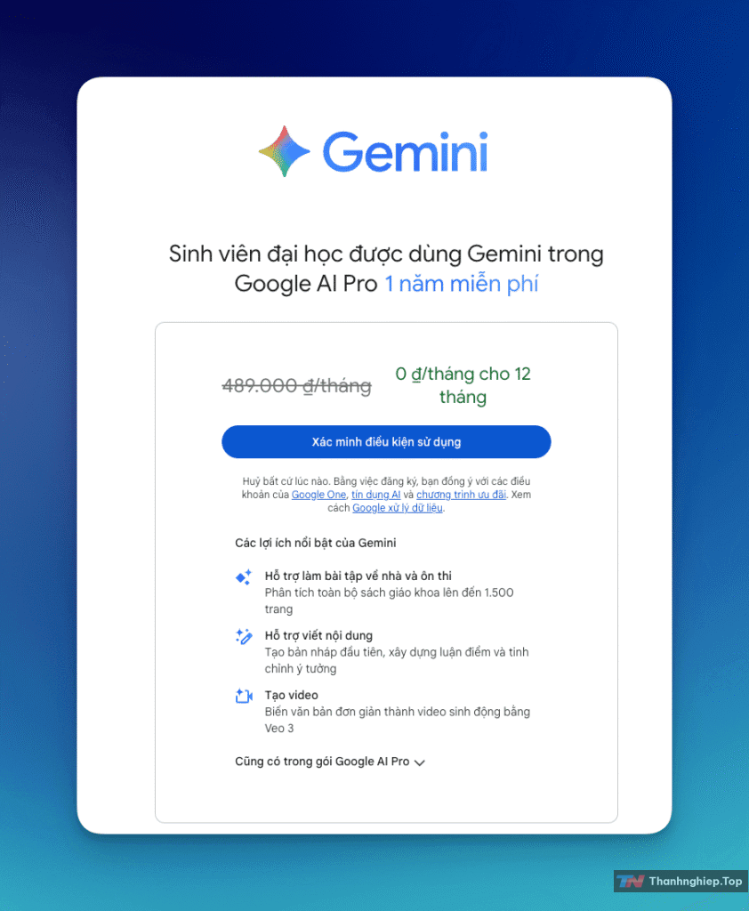 Hướng Dẫn Claim Google One 2TB + Gemini Pro Miễn Phí - 3