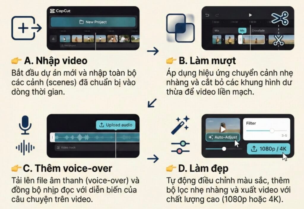 Bí Kíp Tạo Video AI Dài Chuyên Nghiệp: Quy Trình Từ Kịch Bản Đến Thành Phẩm Hoàn Hảo - 3