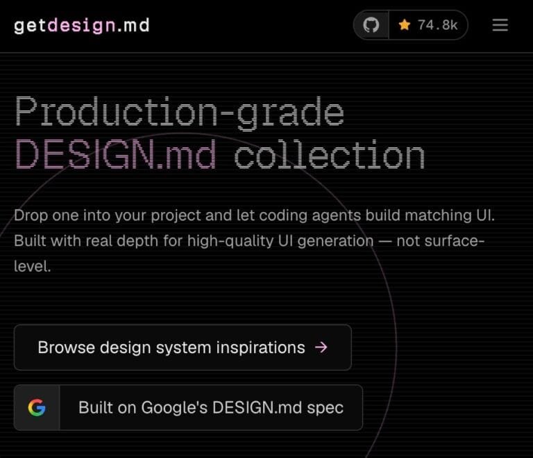 Tại sao code AI tạo ra trông vẫn “nhợt nhạt”? — Và cách fix bằng Awesome Design MD