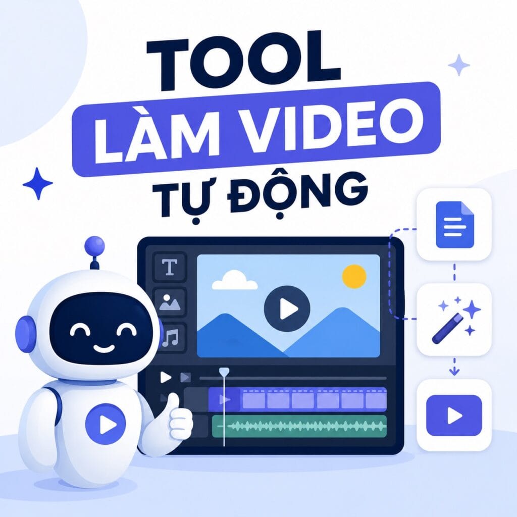 Công cụ miễn phí tự động làm video ngắn từ một từ khóa — dân làm kênh faceless đang dùng cái này